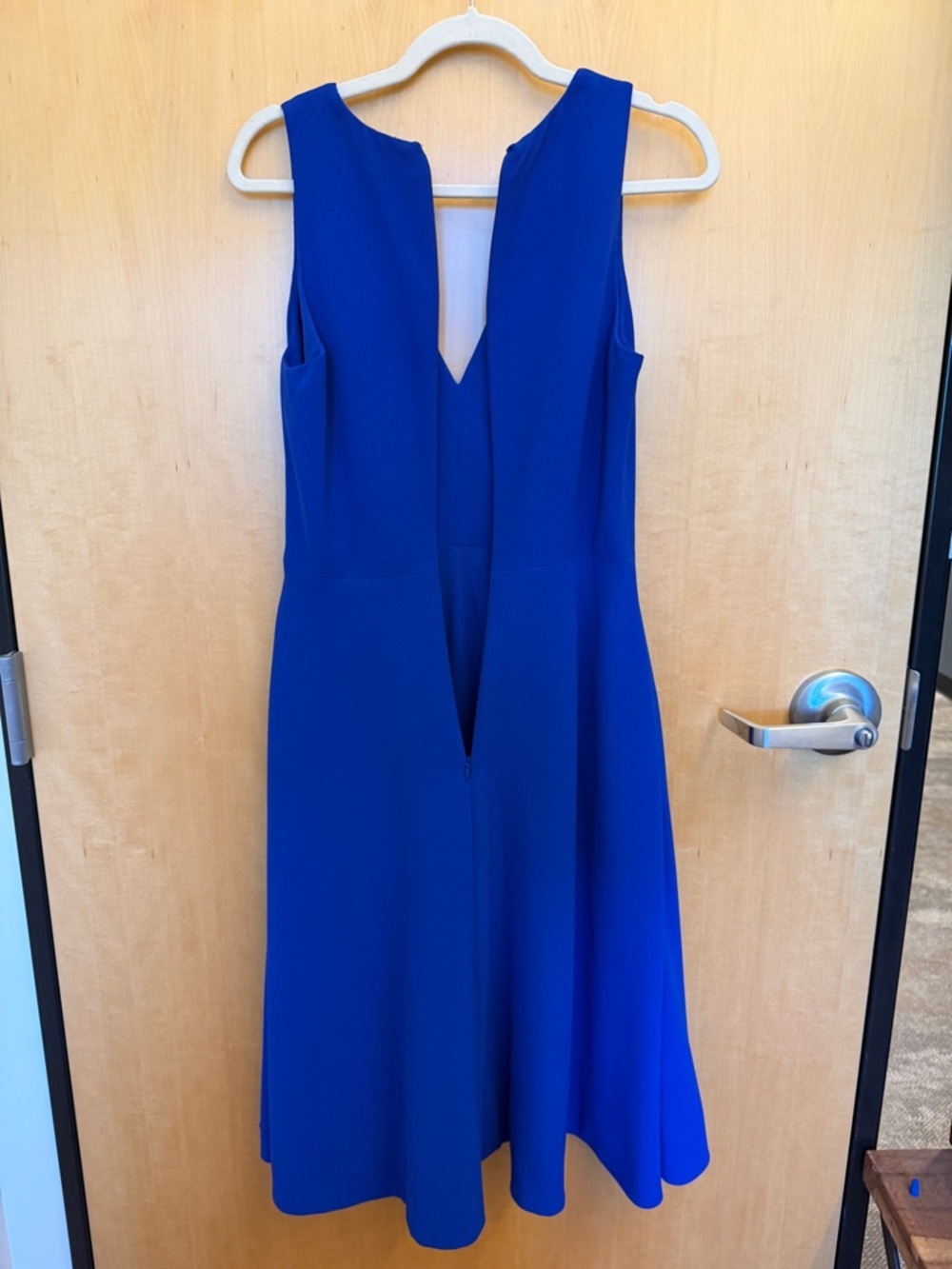 Dress the Population Catalina Fit & Flare Cocktail Dress electric blue size Med - Picture 10 of 12